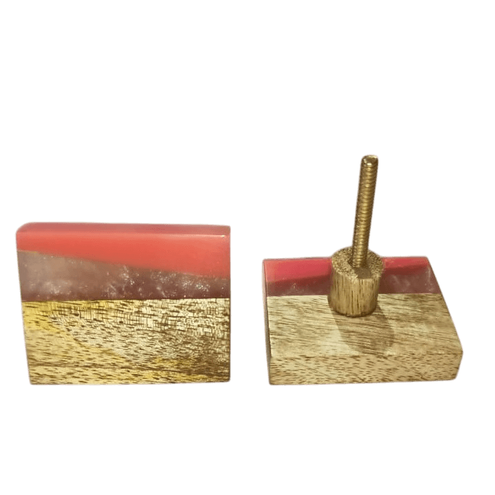 IRON & WOOD RESIN KNOB (POLISH & COLOR)